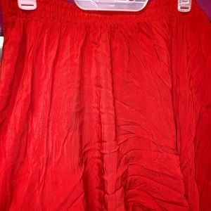 Red short xl skirt